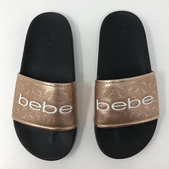 bebe Shoes - bebe Women Rose Gold Size: 7 Sandal
